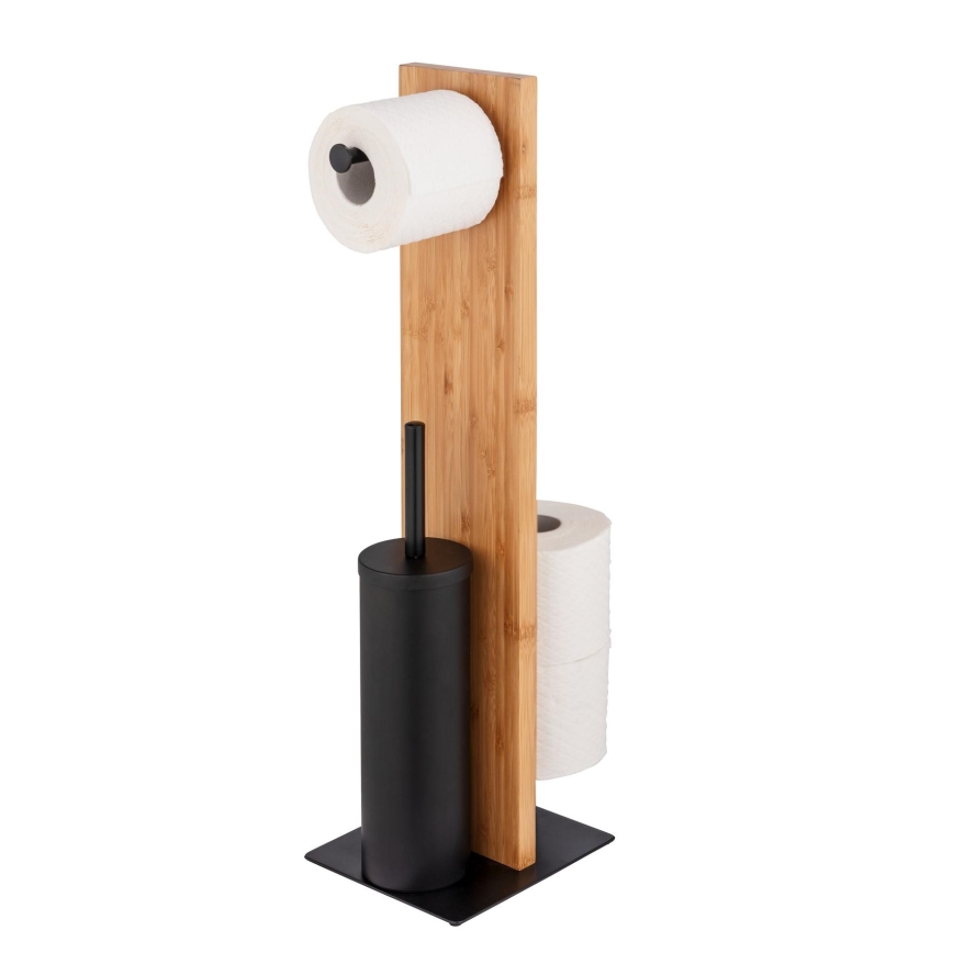 WENKO 25376100 - WC-setti LESINA 18x69 cm ruskea/musta