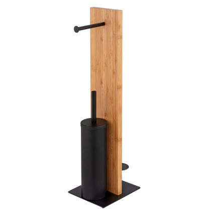 WENKO 25376100 - WC-setti LESINA 18x69 cm ruskea/musta