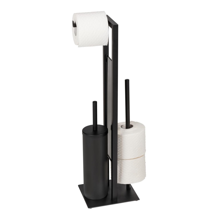 WENKO 25400100 - WC-harja RIVALTA 18x70 cm musta