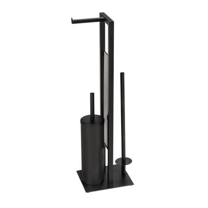 WENKO 25400100 - WC-harja RIVALTA 18x70 cm musta
