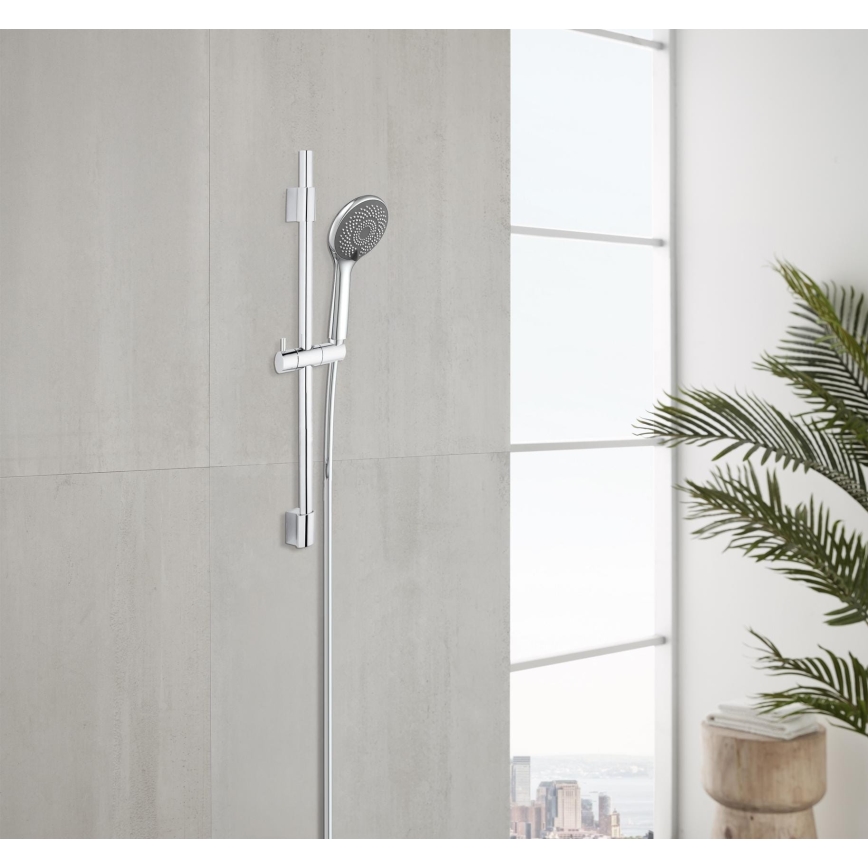 WENKO 25452100 - WATERSAVING SYSTEM 70 cm suihkusetti, hopea