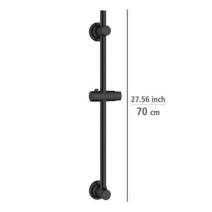 WENKO 25463100 - Suihkutanko LIBERTÀ 70 cm musta