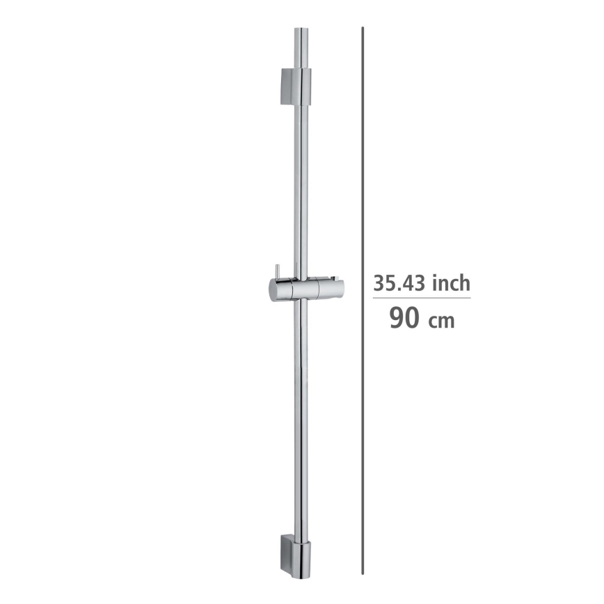 WENKO 25468100 - Suihkutanko CLASSIC 90 cm kiillotettu kromi