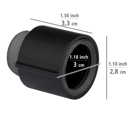 WENKO 25481100 – WATERSAVING SYSTEM -säädin 12,7 mm musta
