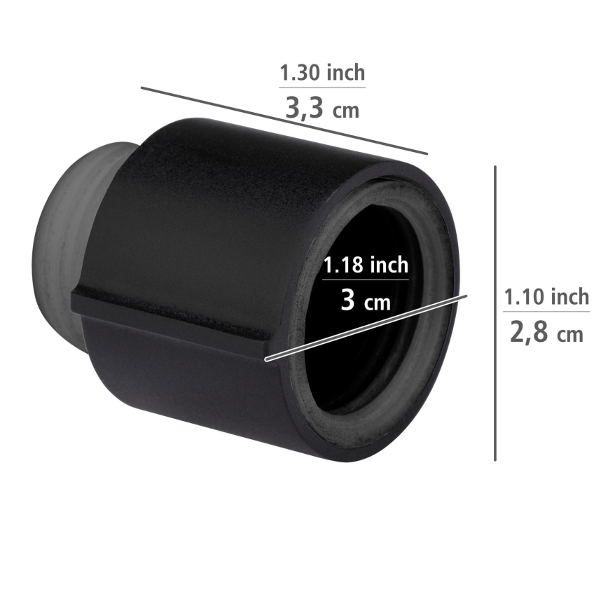 WENKO 25481100 – WATERSAVING SYSTEM -säädin 12,7 mm musta
