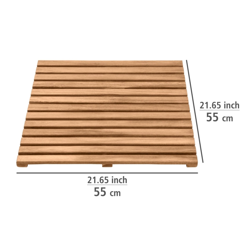 WENKO 25522100 - Ovimatto ACACIA 55x55 cm ruskea