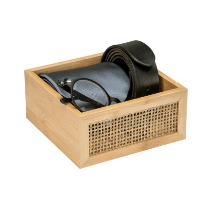 WENKO 25601100 - ALLEGRE kylpyammeen tarjotin 15x7 cm ruskea