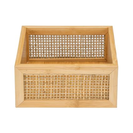 WENKO 25602100 - Kylpyammeen tarjotin ALLEGRE 22x15 cm ruskea
