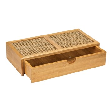 WENKO 25603100 – ALLEGRE-säilytysjärjestelmä 28x14 cm ruskea