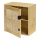 WENKO 25613100 - ALLEGRE-kaappi 30 x 30 cm, ruskea
