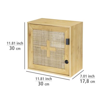 WENKO 25613100 - ALLEGRE-kaappi 30 x 30 cm, ruskea