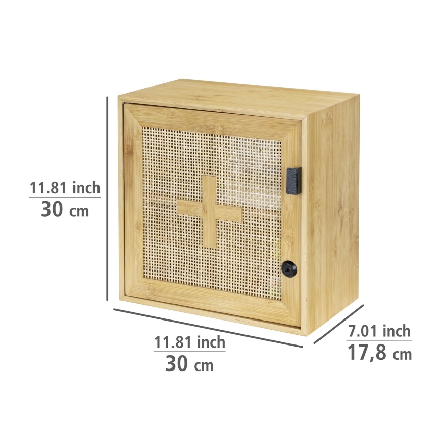 WENKO 25613100 - ALLEGRE-kaappi 30 x 30 cm, ruskea