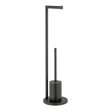 WENKO 25675100 - WC-setti FERLA 18x69,5 cm musta