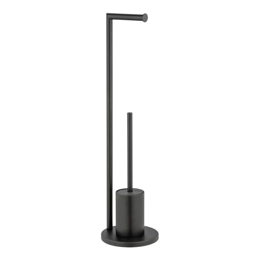 WENKO 25675100 - WC-setti FERLA 18x69,5 cm musta