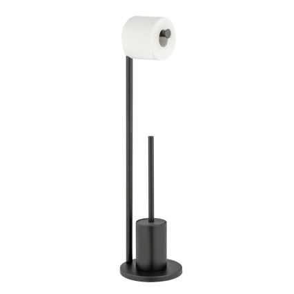WENKO 25675100 - WC-setti FERLA 18x69,5 cm musta