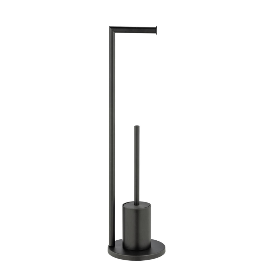 WENKO 25675100 - WC-setti FERLA 18x69,5 cm musta