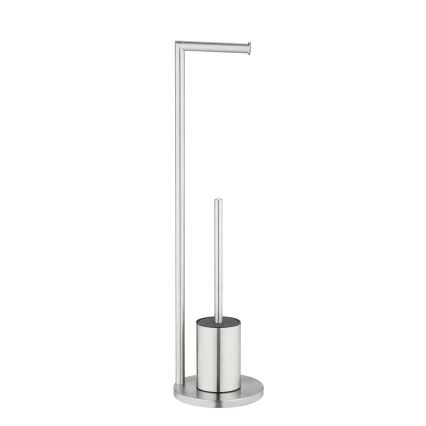 WENKO 25676100 - WC-setti FERLA 18x69,5 cm ruostumaton teräs/satiinipinta