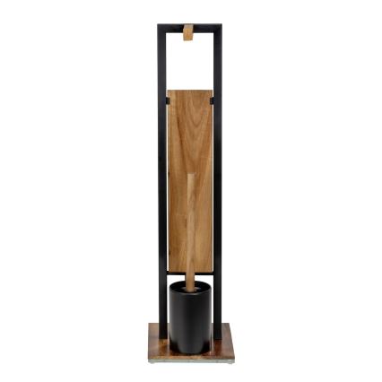 WENKO 25784100 - WC-setti RIVALTA 18x70 cm ruskea/musta
