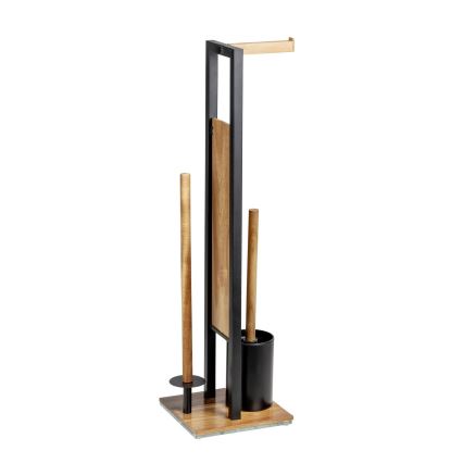 WENKO 25784100 - WC-setti RIVALTA 18x70 cm ruskea/musta