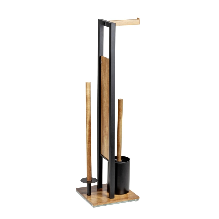 WENKO 25784100 - WC-setti RIVALTA 18x70 cm ruskea/musta