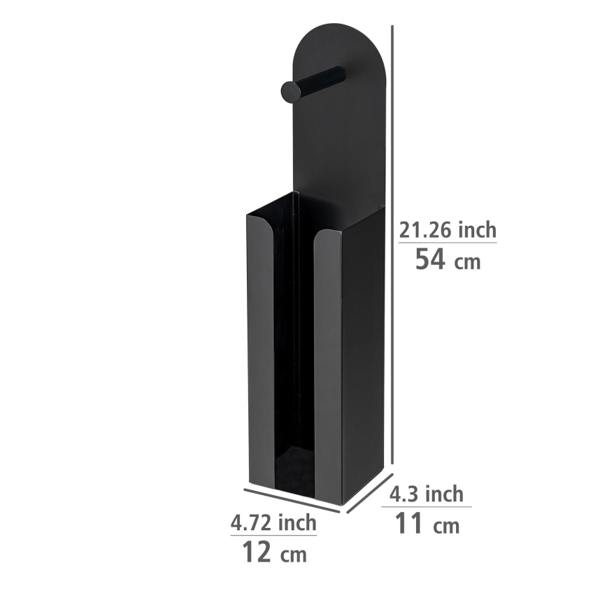 WENKO 26059100 - Rullateline AGIRA 12x54 cm musta