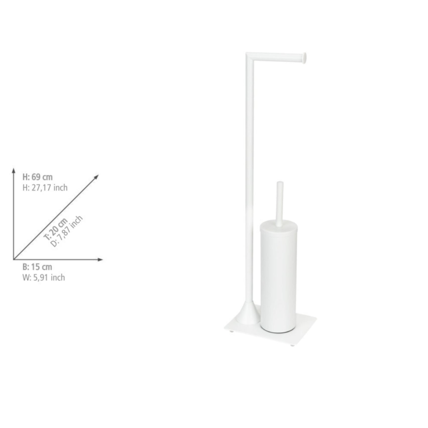 WENKO 26072100 - WC-harja HELLA 15x69 cm valkoinen