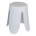 WENKO 26086100 - Jakkara COMISO 44,5x46 cm valkoinen