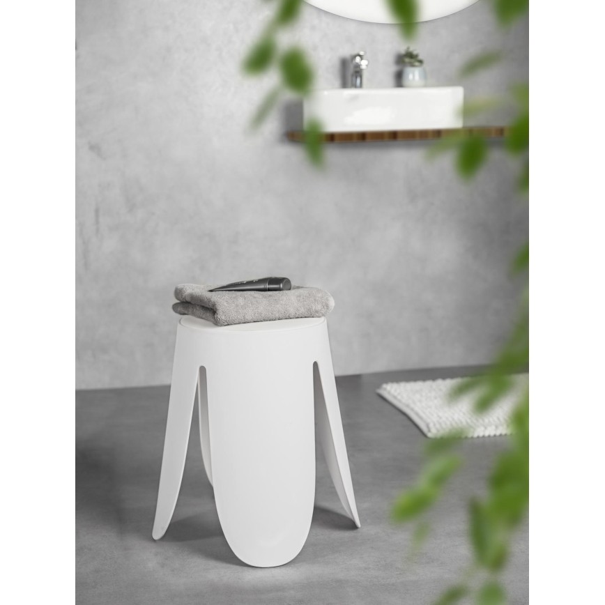 WENKO 26086100 - Jakkara COMISO 44,5x46 cm valkoinen