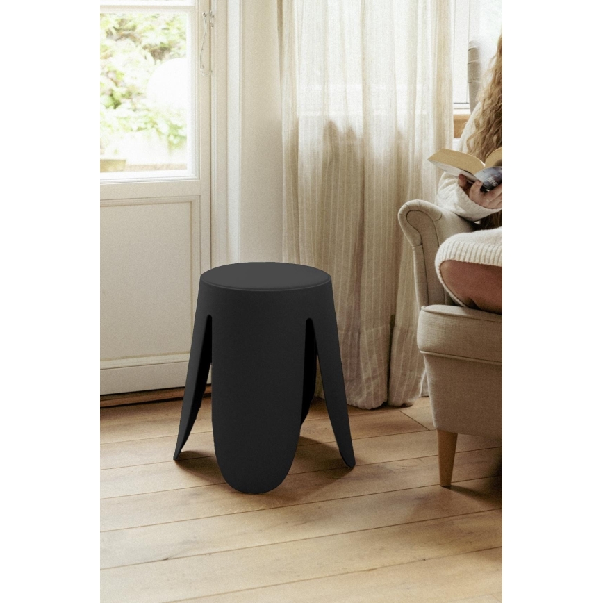 WENKO 26087100 - Jakkara COMISO 44,5x46 cm musta