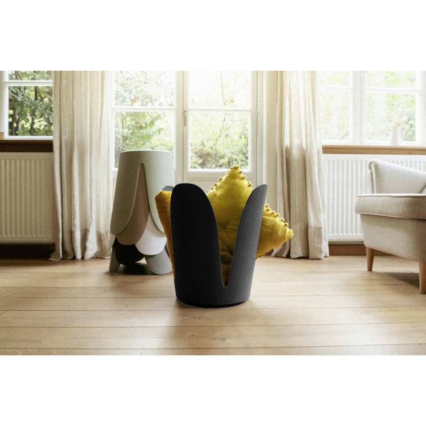 WENKO 26087100 - Jakkara COMISO 44,5x46 cm musta