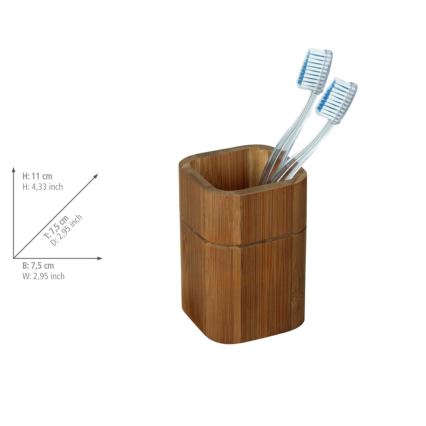 WENKO 26101100 - Hammasharjateline SERRO 7,5x11 cm ruskea