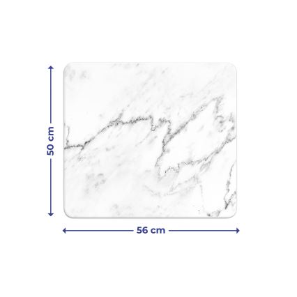 WENKO 2712929500 - Peitekansi ABDECKPLATTE - NEUTRAL 56x50 cm monivärinen/läpinäkyvä