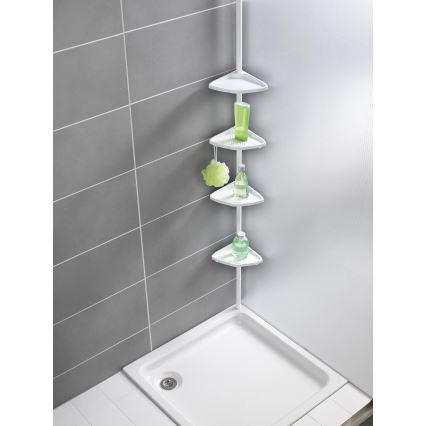 WENKO 3201010100 - COMPACT kulmaelementti 26x195 cm valkoinen