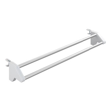 WENKO 3702100 - Kuivausteline 13x11,5 cm hopea/valkoinen