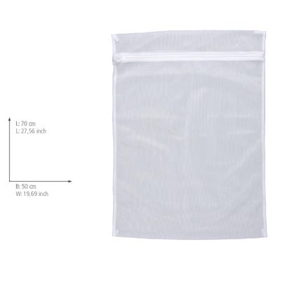 WENKO 3751700100 - JUMBO-pesupussi 50x70 cm valkoinen