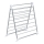 WENKO 3772020100 - Kuivausteline PROFI 65 x 150 cm ruostumaton teräs/hopea/valkoinen