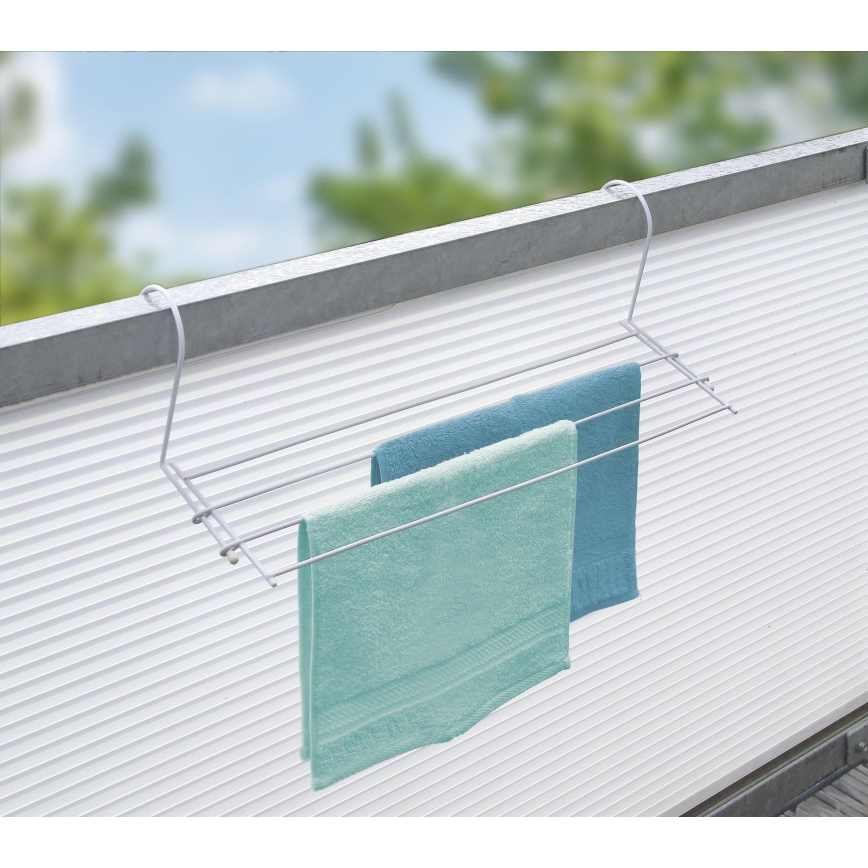 WENKO 3780010100 - Pyykkiteline 58x16 cm valkoinen