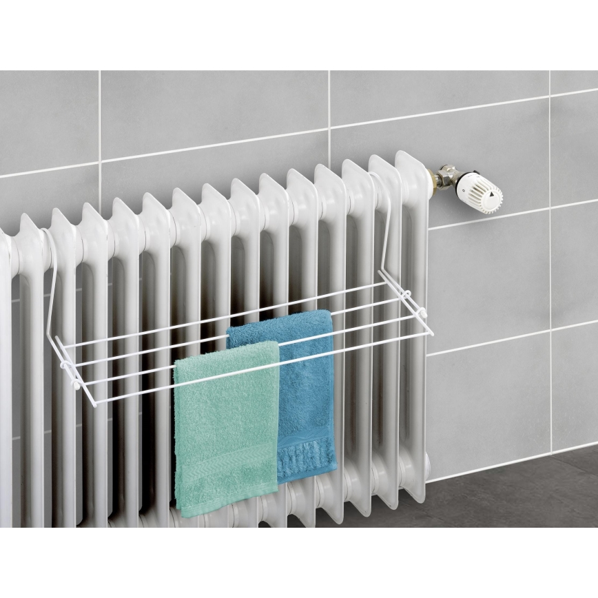 WENKO 3780010100 - Pyykkiteline 58x16 cm valkoinen
