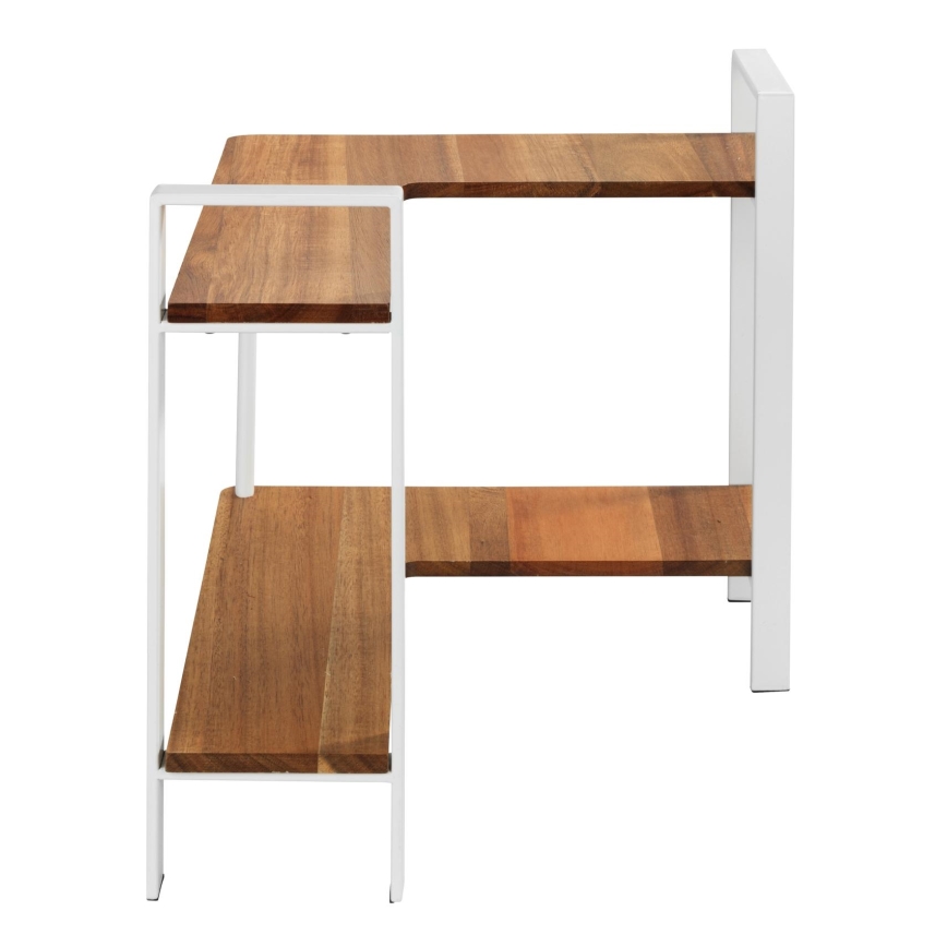 WENKO 53025100 - Hylly LOUISA 30x33 cm valkoinen/ruskea