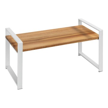 WENKO 53027100 - Hylly LOUISA 40x20 cm valkoinen/ruskea
