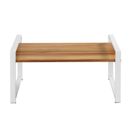 WENKO 53027100 - Hylly LOUISA 40x20 cm valkoinen/ruskea