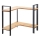 WENKO 53028100 - LOU-hylly 30x33 cm musta/ruskea