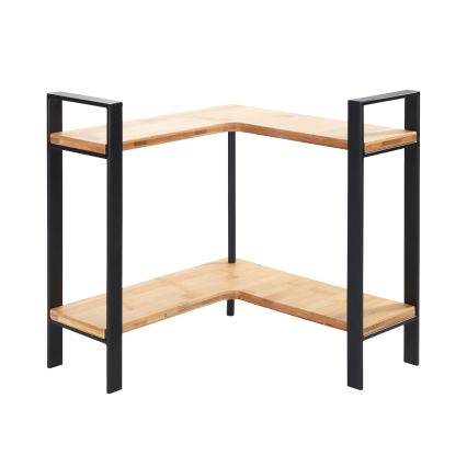 WENKO 53028100 - LOU-hylly 30x33 cm musta/ruskea