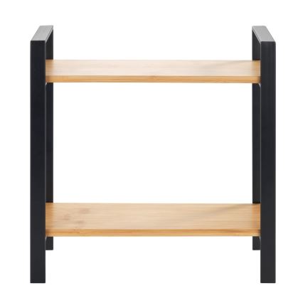 WENKO 53029100 - Hylly LOU 32x33 cm musta/ruskea