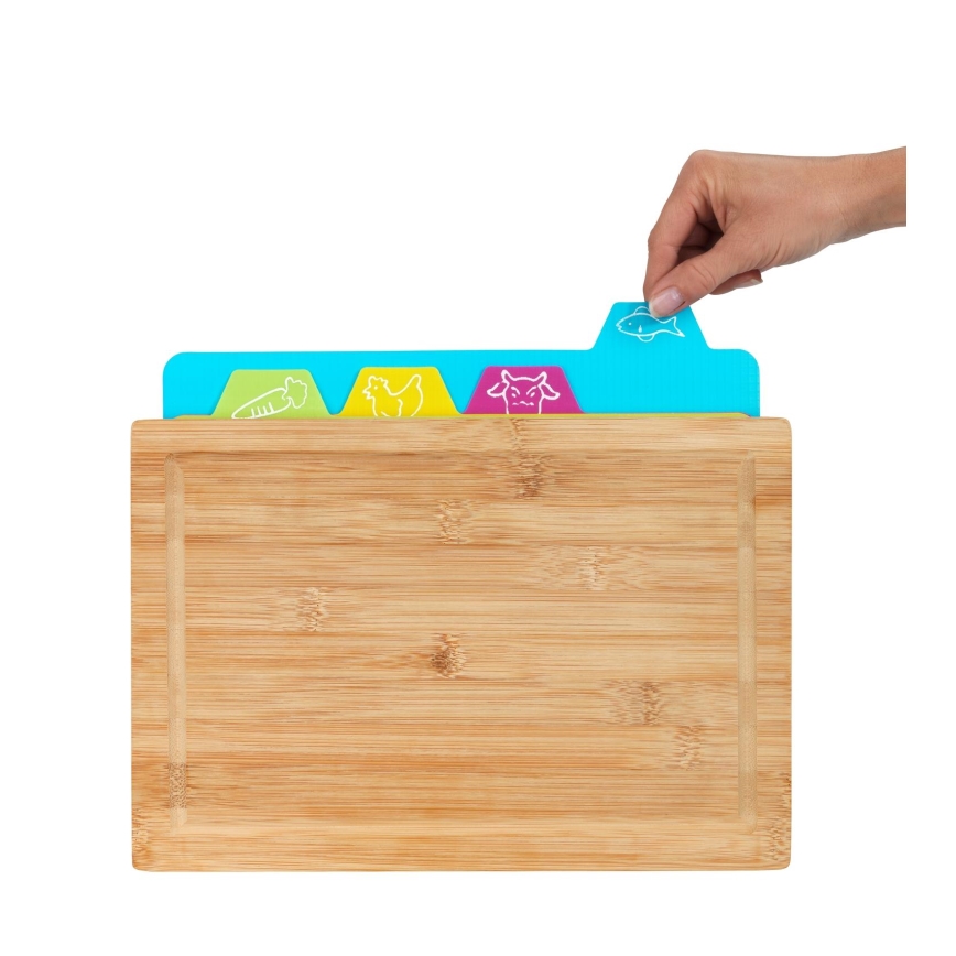 WENKO 53064100 - Leikkuulauta 32,5x22,5 cm ruskea/monivärinen