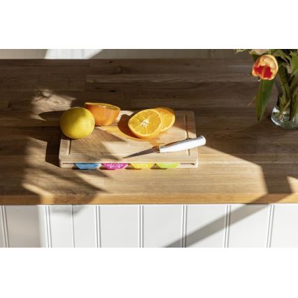 WENKO 53064100 - Leikkuulauta 32,5x22,5 cm ruskea/monivärinen
