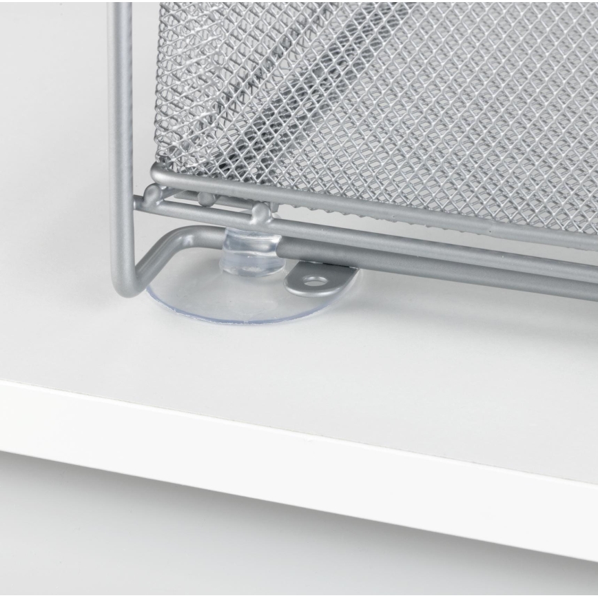 WENKO 53140800 - GIOMA-hylly 35x33,5 cm, hopeanvärinen