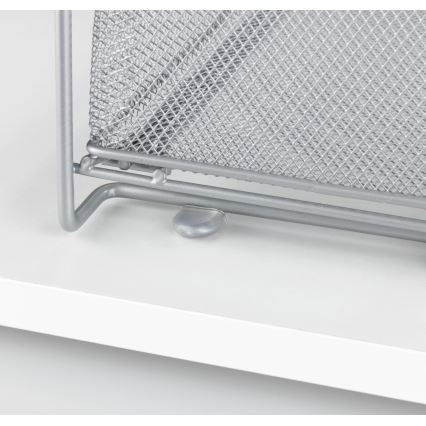 WENKO 53140800 - GIOMA-hylly 35x33,5 cm, hopeanvärinen