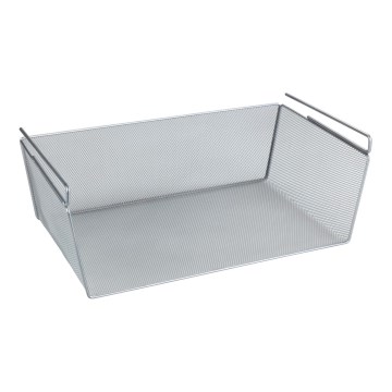 WENKO 53143100 - Kori 49x28 cm hopeanvärinen