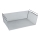 WENKO 53143100 - Kori 49x28 cm hopeanvärinen